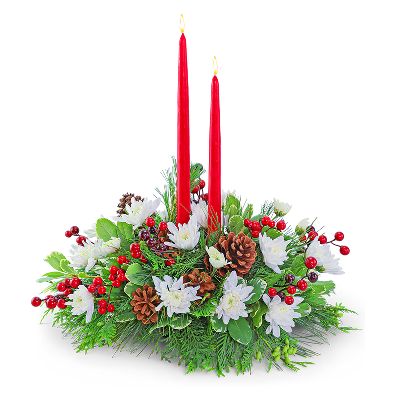 Noel Candlelight Centerpiece