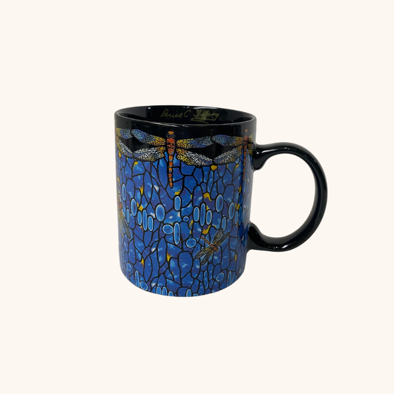 Tiffany Dragonfly Porcelain Mug