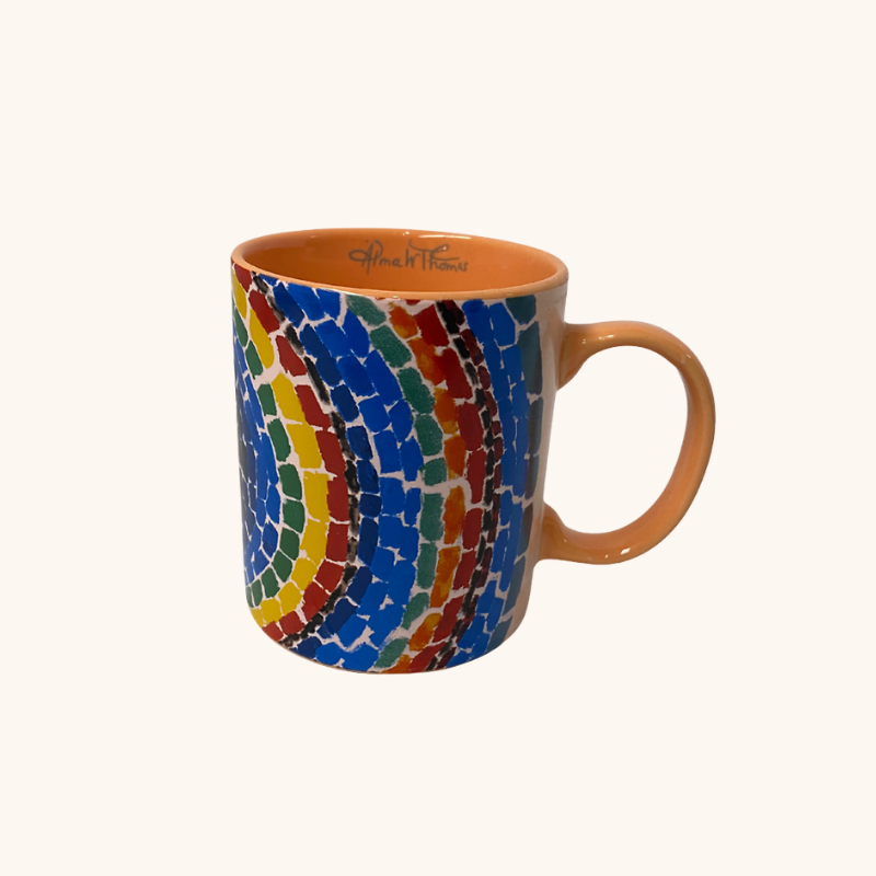 Alma Thomas Pansies in Washington Porcelain Mug