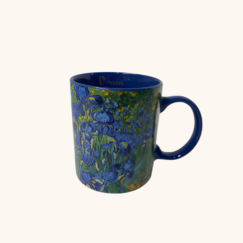 Van Gogh Irises Porcelain Mug