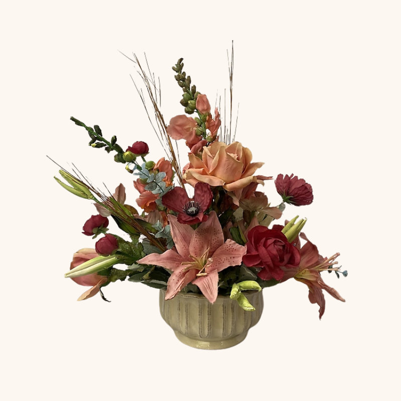 Pastel Flowers and Lilies